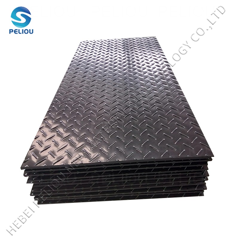 Heavy Duty Ground Mats 4X8 Lightweight HDPE Temporary Ground Protection Mats Bog Mats