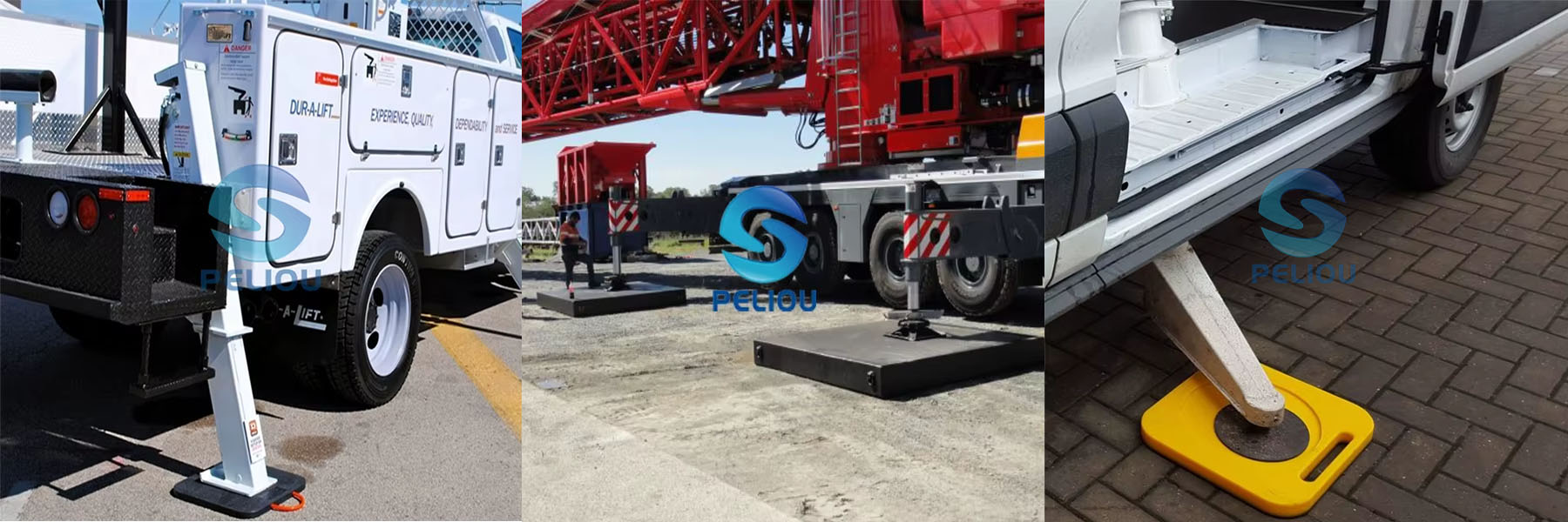 crane outrigger pads application