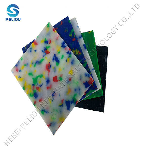 HDPE Mixed Color Sheets recycled plastic