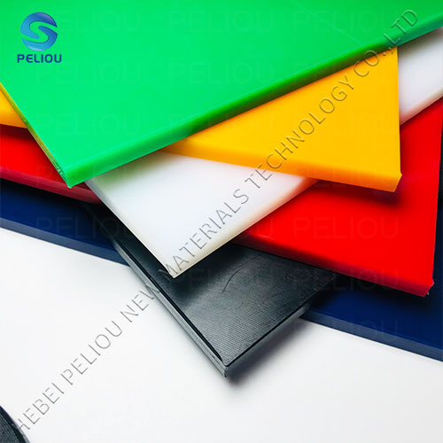 Multicolored UHMWPE Sheet